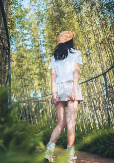 你微笑时好美